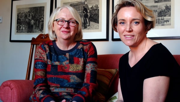 Ireland Portrayed: presenter Cristin Leach with art historian Niamh O'Sullivan