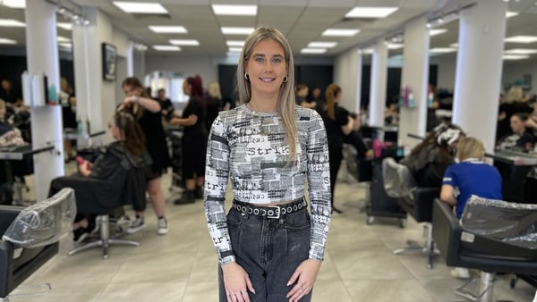 Ciara Harrington is in the second year of her hairdressing course and says she 'followed her heart' when she chose to undertake the apprenticeship
