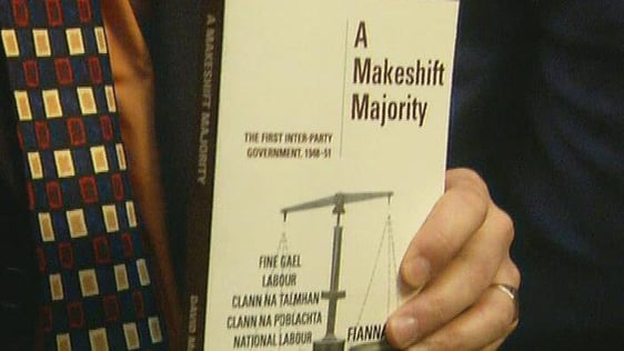 A Makeshift Majority, launch of book by David McCullagh (1998)