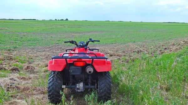 Quad bikes are growing more common in farming and forestry operations (stock pic)