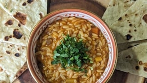 Dvir's harira - Moroccan lentil and chickpea soup
