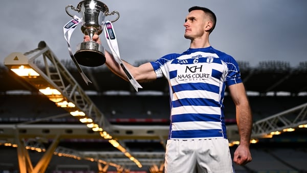 Naas captain Eoin Doyle during the launch of the 2023 AIB GAA Leinster senior club championship finals at Croke Park