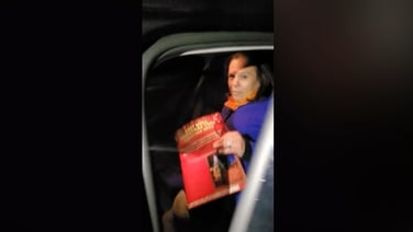 Mary Lou McDonald confronted by protesters in Dublin