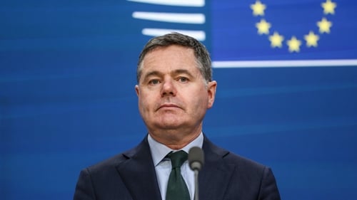 Paschal Donohoe is in Washington as part of his role as Eurogroup President